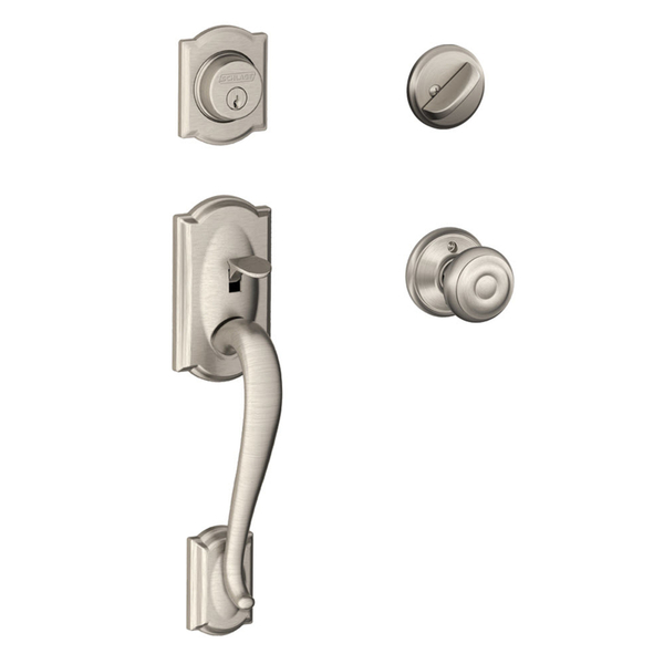 Schlage Single Hndlst/Knob Sn F60VCAM619GEO